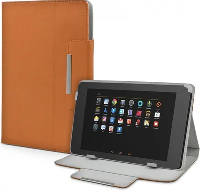 Produktbild von eFabrik Universal Tablet Tasche Hülle für 8 Zoll Tablet-PC Schutztasche Zubehör Schutzhülle Cover Case Leder-Optik braun