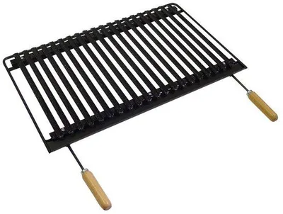 Produktbild von 71710 - Grill, emailliert, 41 x 66 x 2,7 cm, schwarz.