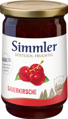 Produktbild von Simmler Sauerkirsch-Konfitüre Extra 450g