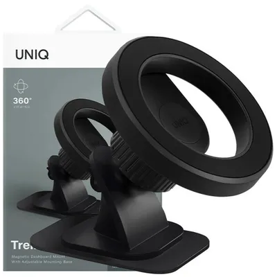 Produktbild von Uniq Trelix Autohalterung Magnetisch Für Das Armaturenbrett - Schwarz