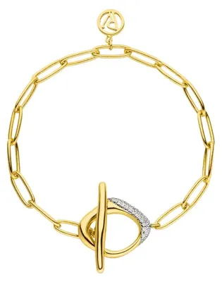 Produktbild von PAUL VALENTINE - Damen Armband 925 Silber - Vergoldet/Golden - mit Zirkonia Stei