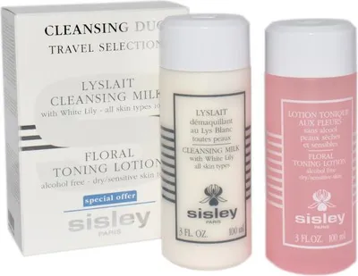Immagine prodotto di Set per la cura della pelle Sisley Lyslait e Floral Toning Lotion 100 ml ciascuno
