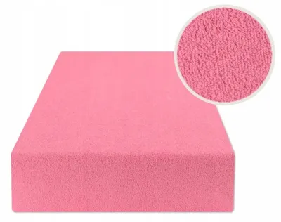 Obrázek produktu pro eStilex Prostěradlo s gumou Froté růžové 90x200