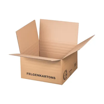 Produktbild von 4x Felgenkarton für 18 Zoll - 500x500x(142)-290mm mit variabler Höhe 2-wellig