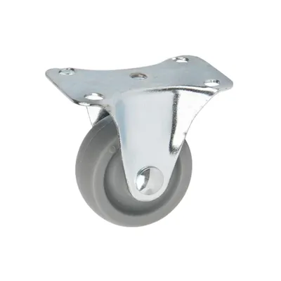 Produktbild von Kautschukrad, Durchmesser 32mm/12kg, Festplatte | Möbelrad | Räder für Möbel, Bürostuhl, Beistellbett, Schreibtischstuhl, Hocker | Stuhl-Rad | Schwarz