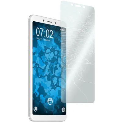 Produktbild von 3er-Pack PhoneNatic Glas-Folie klar  kompatibel mit Xiaomi Redmi 6/6A - Panzerglas für Redmi 6/6A