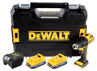 Image de DeWalt DCD 708 E2T Perceuse-visseuse sans fil 18 V 65 Nm Brushless + 2x Powerstack batterie 1,7 Ah + chargeur + TSTAK