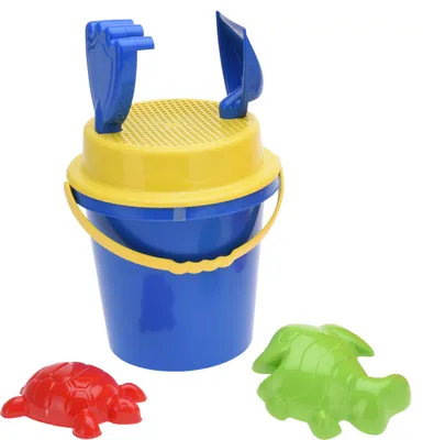 Immagine prodotto di Set di giochi di sabbia per bambini, 5 pezzi, blu