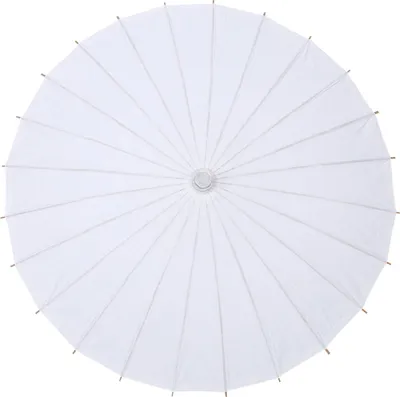 Obrázek produktu pro Bílý papírový deštník Svatební přízeň Strana dekorace Svatební fotografie příslušenství poloměr 42 cm