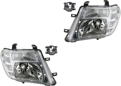 Produktbild von Scheinwerfer Satz passend für Nissan Pathfinder R51 01/10- H4 Li. & Re. + Nebel. 8200074008 6202E1 00006202E1 6710027 0000620639 620639 0000620 Johns