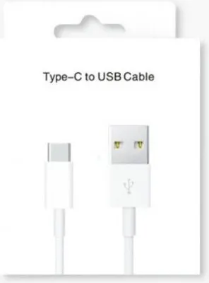 Zdjęcie produktu dla Ecobox Kabel Usb Typ-C 2.4A 1M Biały