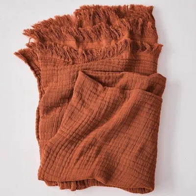 Produktbild von Famanu Baumwoll-Mousselin-Decke - 127 x 152 cm, weich und atmungsaktiv
