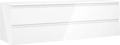 Zdjęcie produktu dla Mexen Orio szafka łazienkowa podumywalkowa 160 cm z blatem, 2 szuflady, biała połysk - 91A10-16047-2-BFFC00