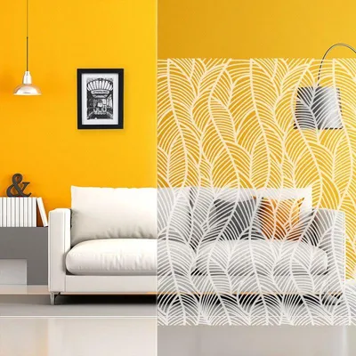 Produktbild von DIMEXACT - DIMEXACT Dekorative Klebefolie mit mattiertem Tropenblattmuster, auf einer Rolle von 152 cm x 10 Metern -152 cm x 10 m - en Rouleau
