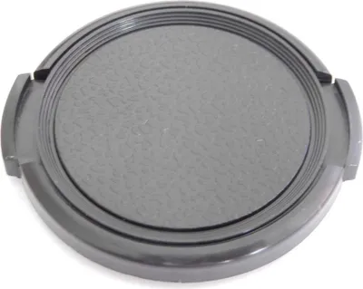 Produktbild von vhbw Universal Objektivdeckel 46 mm für Kamera - Kunststoff Schwarz, mit Seitengriff