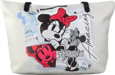 Immagine prodotto di Borsa shopper Disney Minnie Chic tote bag 48cm zip
