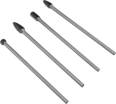 Zdjęcie produktu dla 4-częściowy wiertło obrotowe z węglików spiekanych 6 mm do obróbki metalu