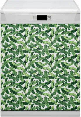 Produktbild von Abwaschbar 60x70 cm Geschirrspüle Magnetmatte Küche Dekorative  - Blatt tropisch