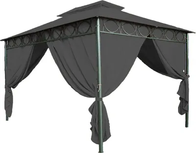 Produktbild von Strecha na pavilón 3x4 m, potiahnutá PVC, vodotesná - farba: antracitová