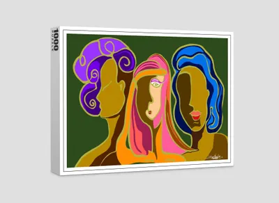 Produktbild von raxxa Premium-Puzzle "Las Hermanas", 1000 Teile