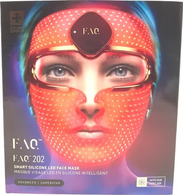 Produktbild von FAQ 202 intelligente Gesichtsmaske mit NIR+7 LED-Phototherapie Anti Falten Gesichtsmaske Beauty