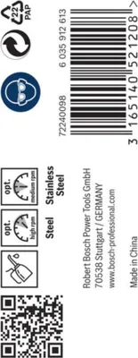 Obrázek produktu pro PRO Spirálový vrták z nerezové oceli HSS-Co, 5 x 52 x 86 mm, 10 tg.