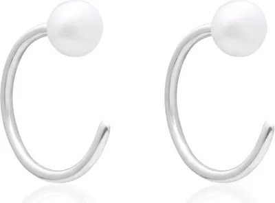 Produktbild von 925er Silber Ear Cuffs für Damen mit Süßwasserperlen von JEWLIX