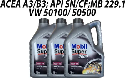 Produktbild von Mobil Super 2000 X1 10 W-40 3 x 5L = 15L