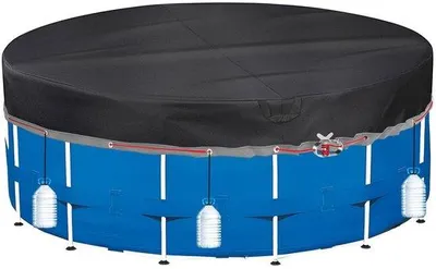 Productafbeelding van Zwembadafdekking rond 610, 420D Ø 610 cm voor zwembad met een