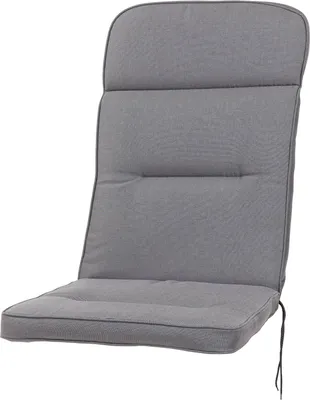 Produktbild von Auflage Hochlehner Alicante 2328 dunkelgrau 120x50x8 cm wasserabweisend lichtecht Olefin KETTtex