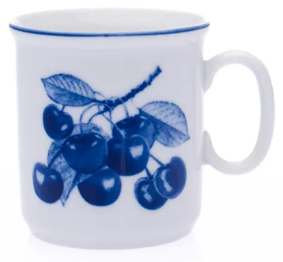 Produktbild von Český porcelán, a.s., Dubí Becher Gaston, Kobaltkirsche, 0,22 l, Český porcelán