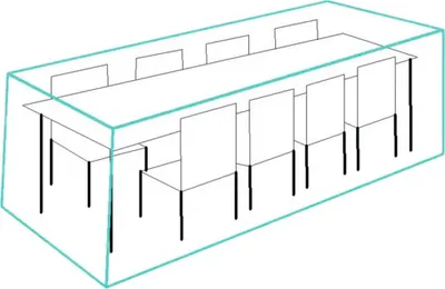 Obrázek produktu pro Ochranný obal na zahradní nábytek GARDEN PLACE 310 x 180 x 95 cm