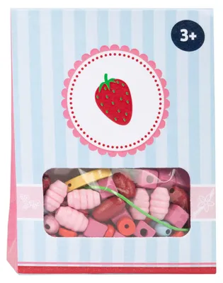 Produktbild von Display Holz-Fädelperlen Starterset Candy