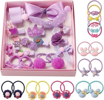 Produktbild von Famanu Haarspangen Set – 35-teilig mit verschiedenen Designs