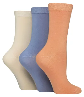 Produktbild von SOCKSHOP - 3er Pack Damen Atmungsaktive Bambus Socken