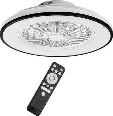 Zdjęcie produktu dla Lampa sufitowa z wentylatorem - Lampowentylator LED 48W z pilotem DALFON2 71331 Rabalux