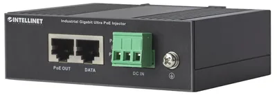 Zdjęcie produktu dla Intellinet 561389, Gigabit Ethernet, 10,100,1000 Mbit/s, IEEE 802.3, IEEE 802.3ab, IEEE 802.3af, IEEE 802.3at, IEEE 802.3bt, IEEE 802.3u, Czarny, PoE, Zasilanie, 60 W