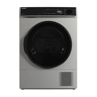 Produktbild von Sharp KD-PRO9S7GSB-DE Wärmepumpentrockner 9kg Bubbeldrum Veezy App Knitterschutz