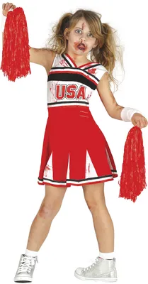 Produktbild von Guirca Zombie-cheerleader-mädchenkostüm 5-6 Years 5-6 Years