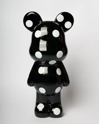 Produktbild von Teddy-Sparschwein, schwarz, 24 cm