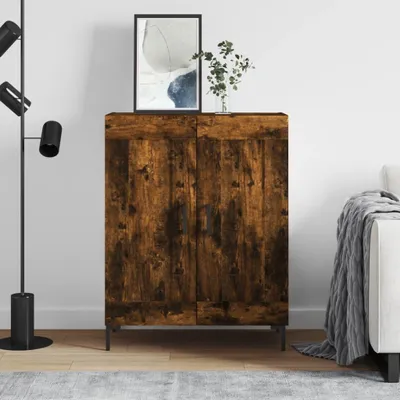 Image de vidaXL Sideboard chêne fumé 69,5x34x90 cm bois composite