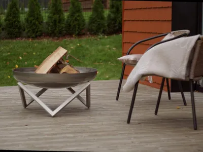 Produktbild von Svenskav-Design Feuerschale Z Super XXL Edelstahlbasis
