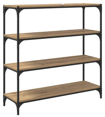 Image de vidaXL Bibliothèque Artisan en chêne 100 x 33 x 100 cm Matériau dérivé du bois