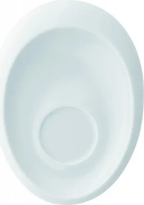 Image de PLATS 13 cm Porcelaine Assiette creuse Soucoupe Assiette plate Gris