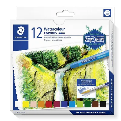 Zdjęcie produktu dla Kreda akwarelowa D.J. karton 12 sztuk