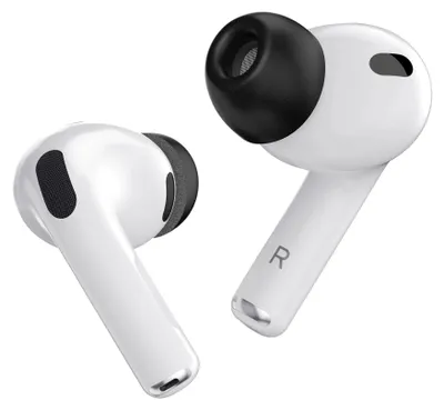 Productafbeelding van KeyBudz Memory Schuim Oordopjes AirPods Pro 3 – Verbeterde Geluidskwaliteit – Uiterst Comfortabele Pasvorm – Superieure Geluidsisolatie - Zwart