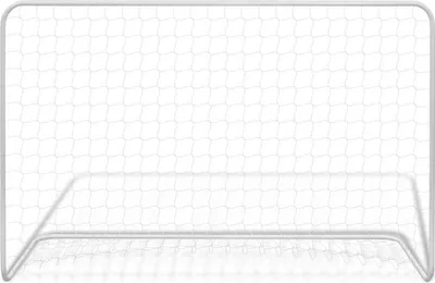 Obrázok produktu pre vidaXL Futbalová bránka so sieťou 182 × 61 × 122 cm Oceľová biela