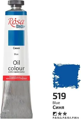 Produktbild von Ölfarbe Blau 519, 45 ml – Rosa