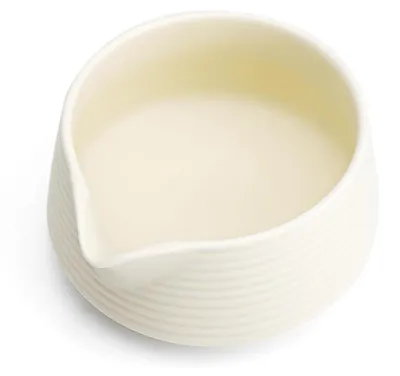 Obrázek produktu pro Miska na matcha čaj, keramika, 500 ml, bílá, ručně vyrobená
