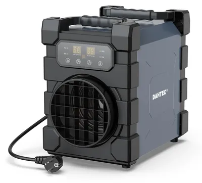Obrázek produktu pro Ventilátorový ohřívač - 3000 W - Černý - Přenosný ohřívač s manuální termostatem - Pro použití v interiéru